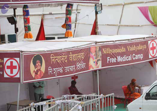 Annalaya & Vaidyalaya Ujjain 2016 & Nasik 2015 Large-scale facilities for free medical camps and food charity during the Simhasth Kumbh Mela4